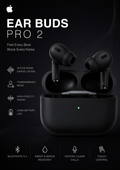 Black Ear buds Pro 2