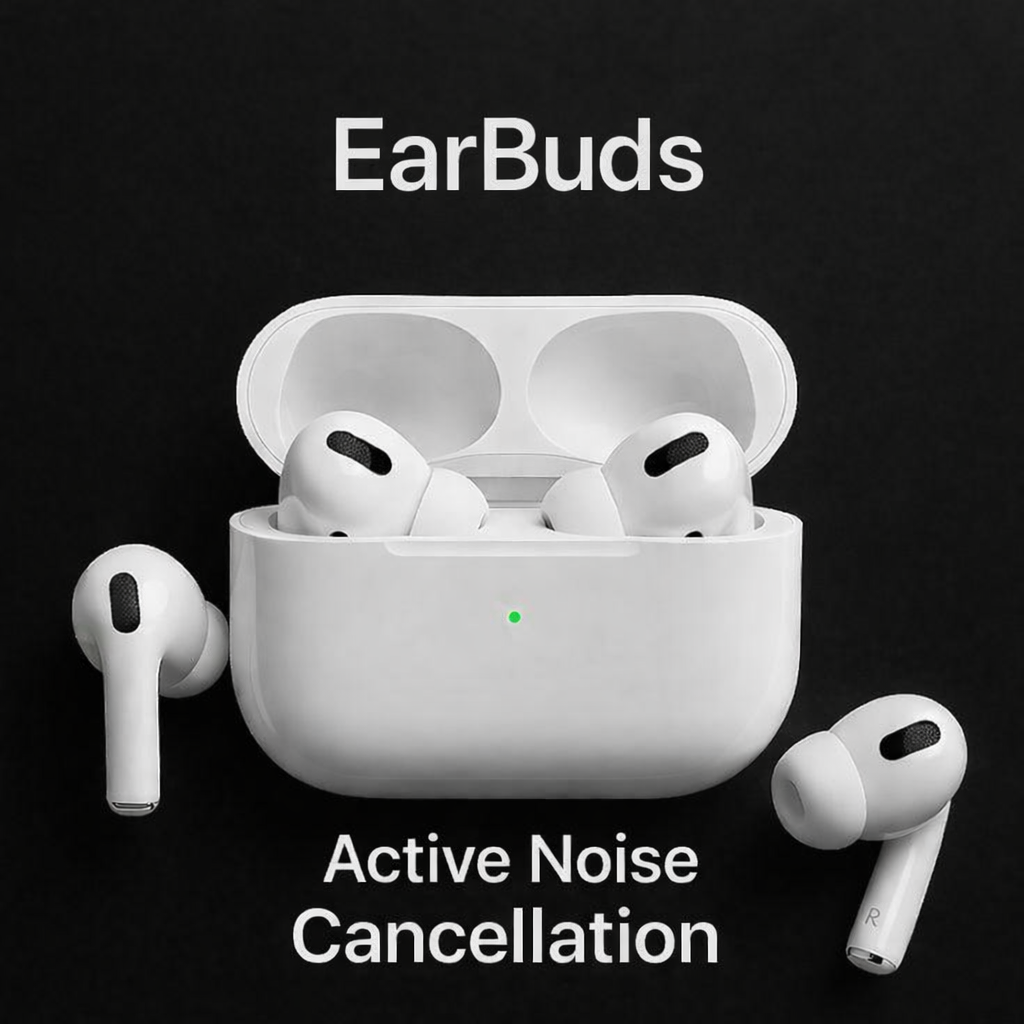 Earbuds Pro 2 – ANC & Deep Bass | White Color