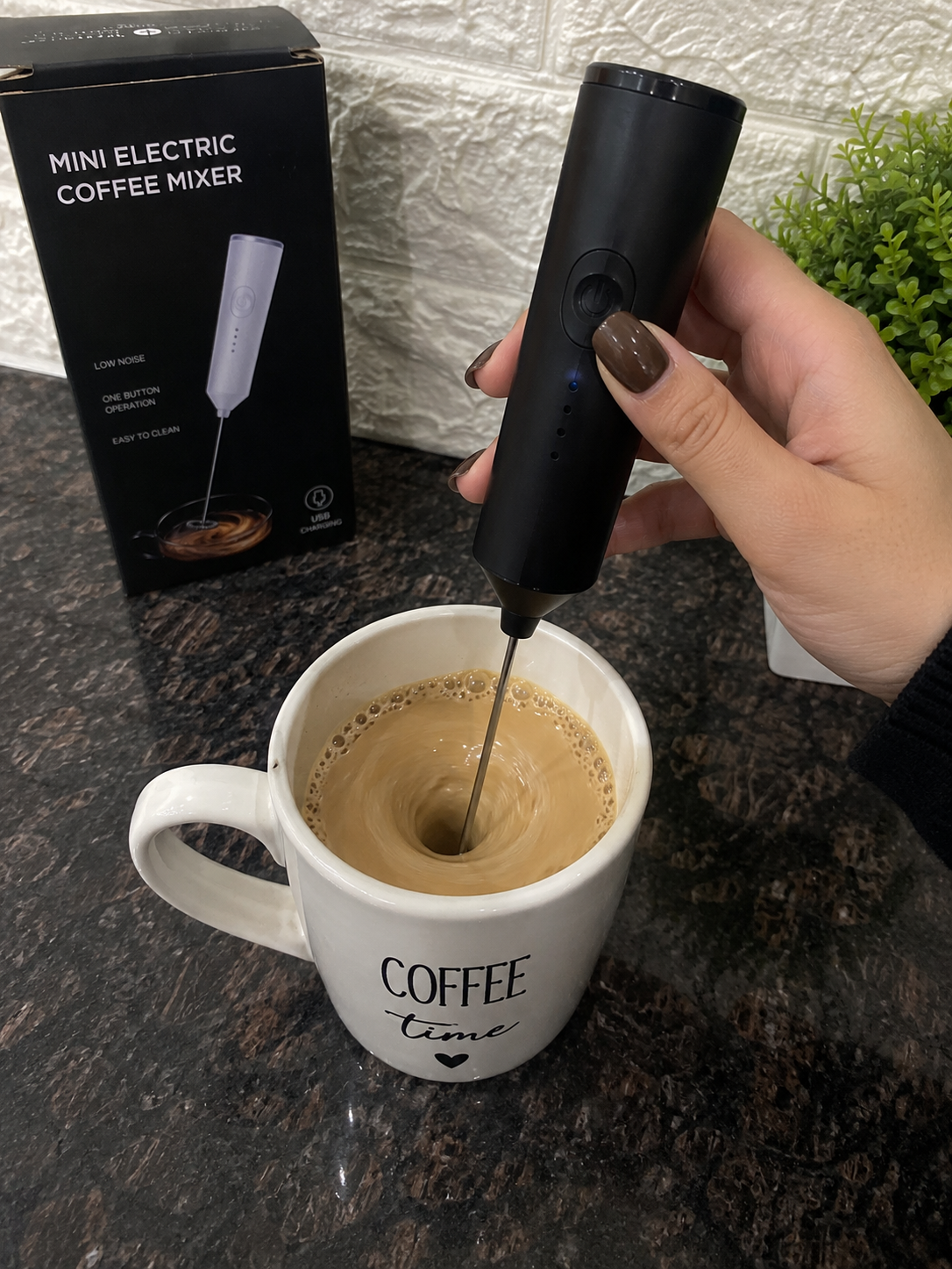 Mini Electric Coffee Mixer
