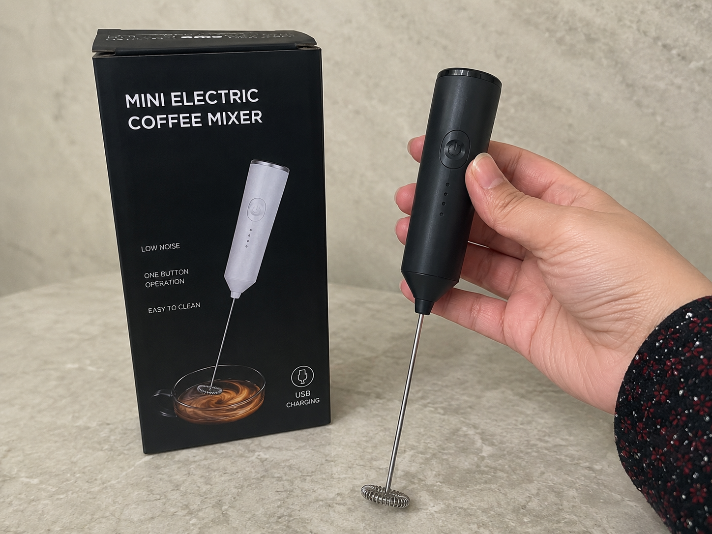 Mini Electric Coffee Mixer